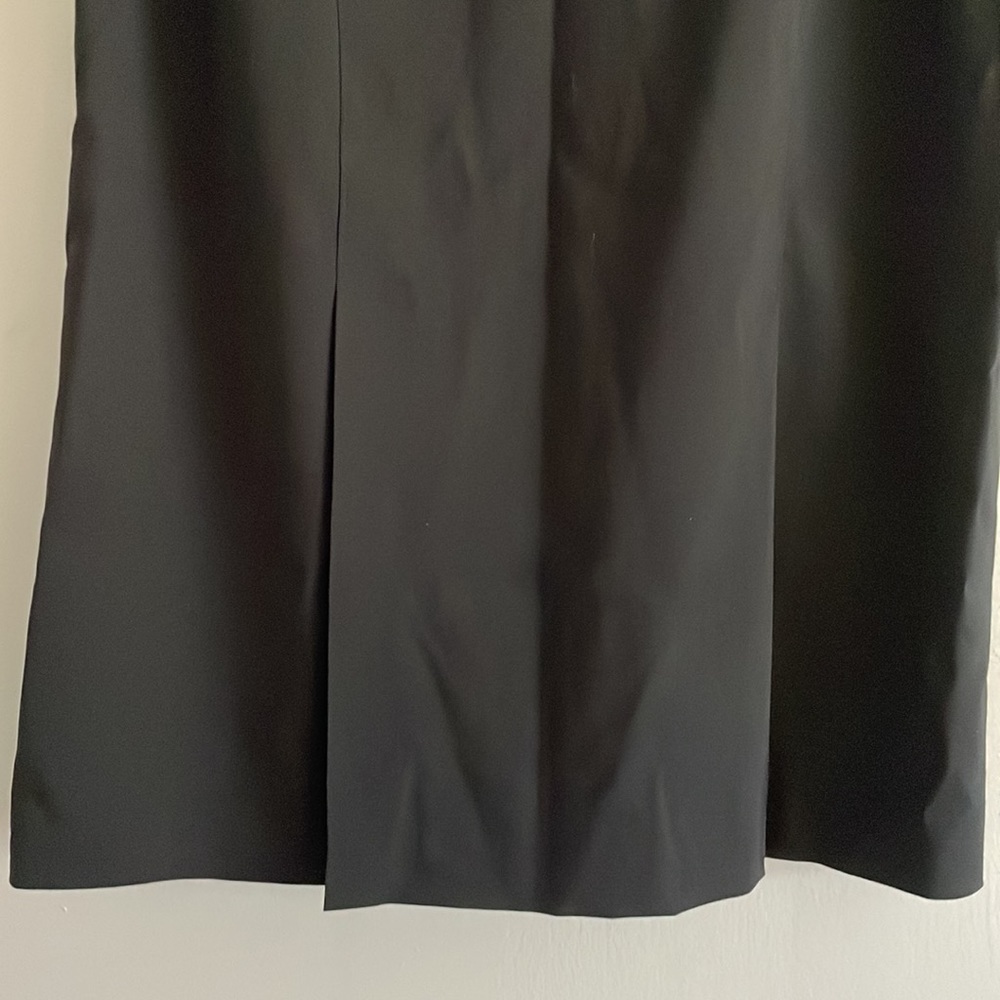 Roberto Cavalli black long skirt size 44 fleece wool blend - Picture 2 of 10